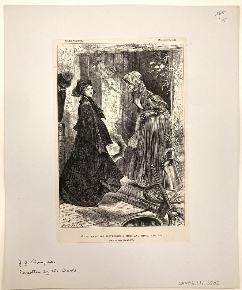 ' MRS. RAMSDALE SUPPRESSED A SIGH, AND SHOOK HER HEAD SYMPATHETICALLY,'