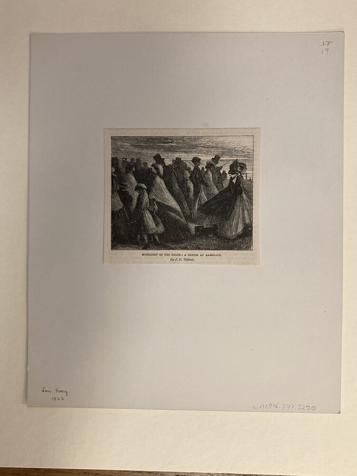 MOONLIGHT ON THE BEACH : A SKETCH AT RAMSGATE. By J. D. Watson