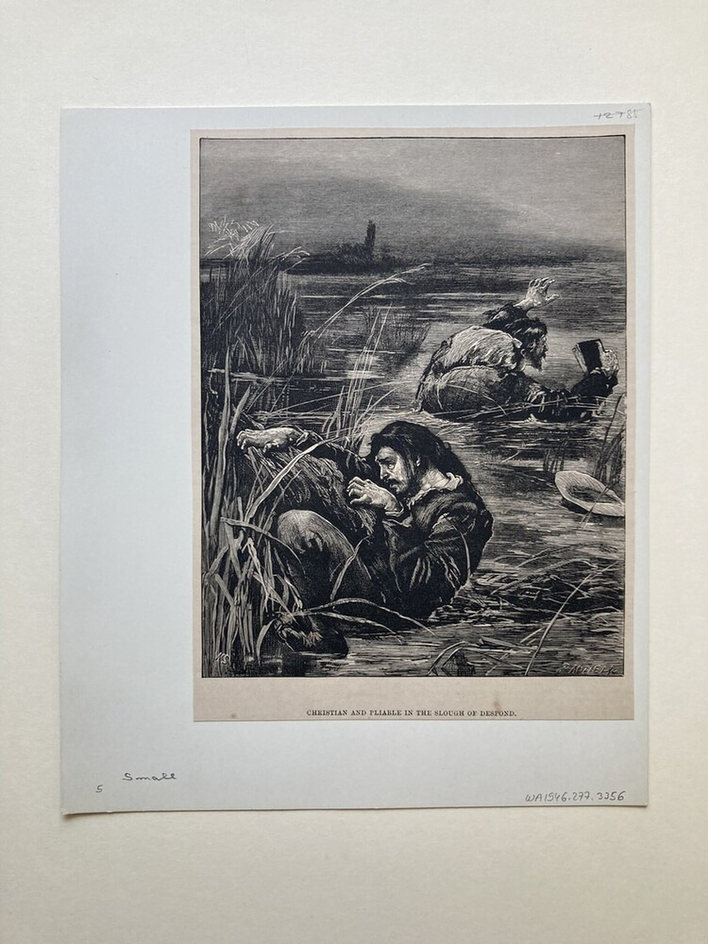 CHRISTIAN AND PLIABLE IN THE SLOUGH OF DESPOND