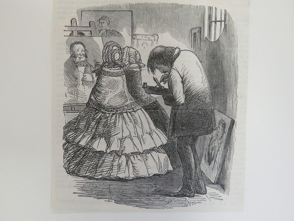 Artist with two ladies in studio