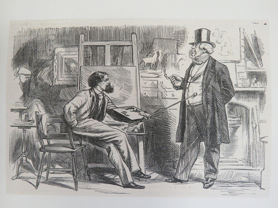 Cotton Lord and Artist, from 'Punch'