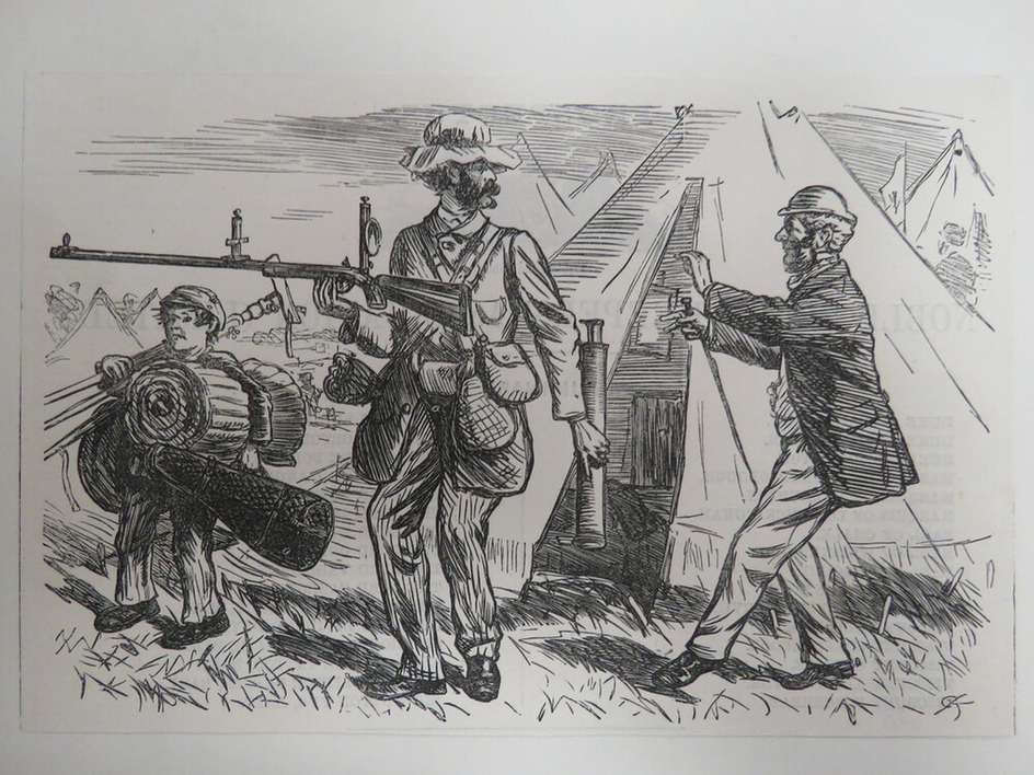 The Small Bore Man. Wimbledon, 1863
