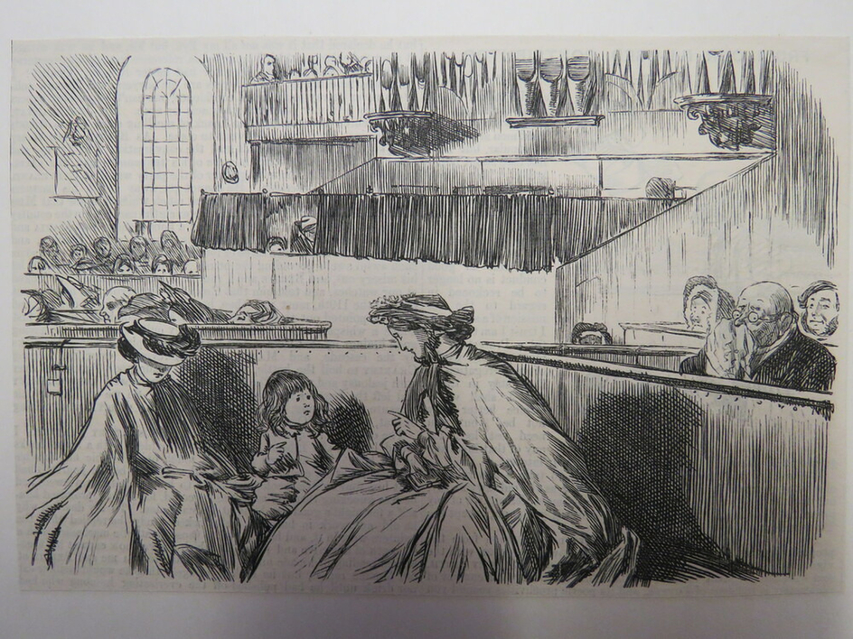 Child in church, loudly asking if a recent noise was the church organ, when it was in fact an older gentleman blowing his nose