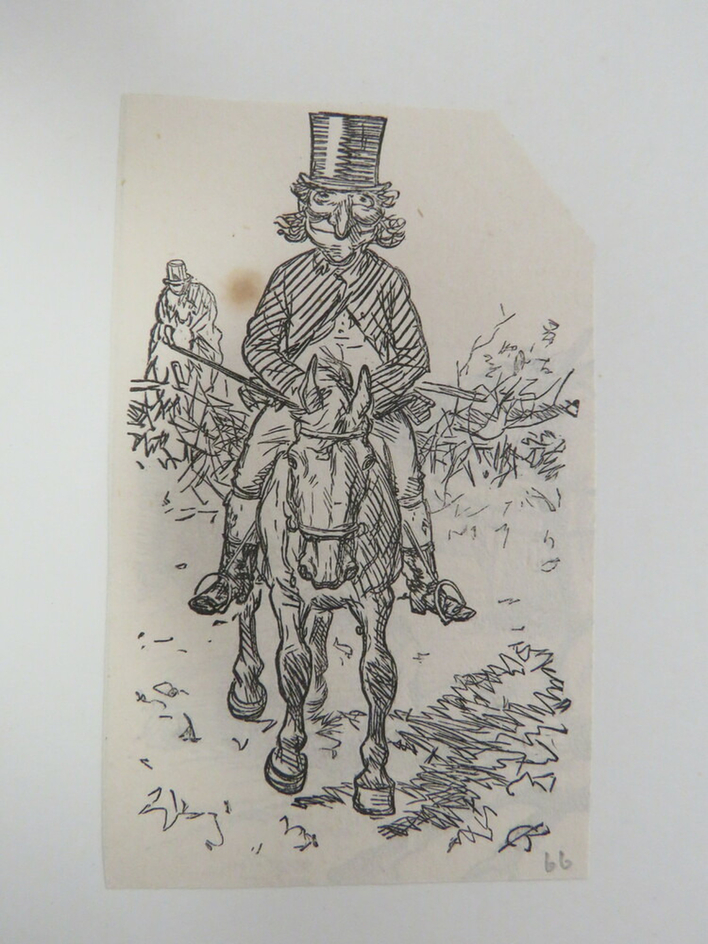 Mr. Punch on horseback