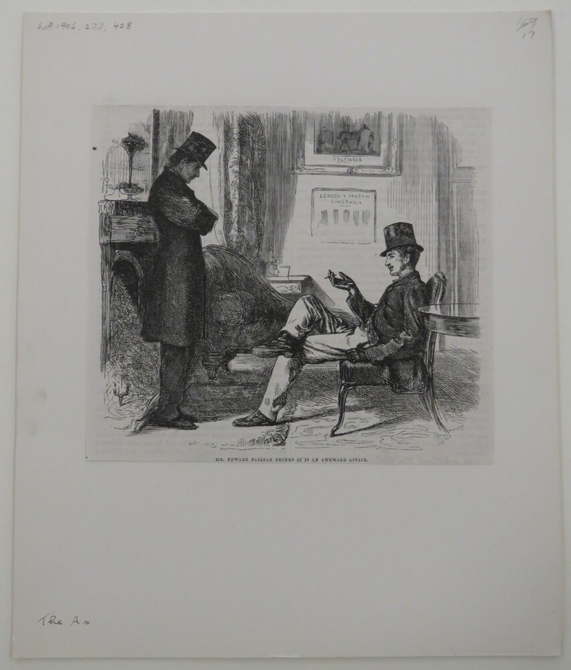 Mr. Edward Fairfax thinks it is an awkward Affair