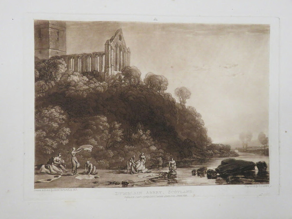 Dumblain Abbey, from the Liber Studiorum