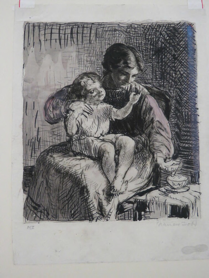 Gertrude feeding Stephen