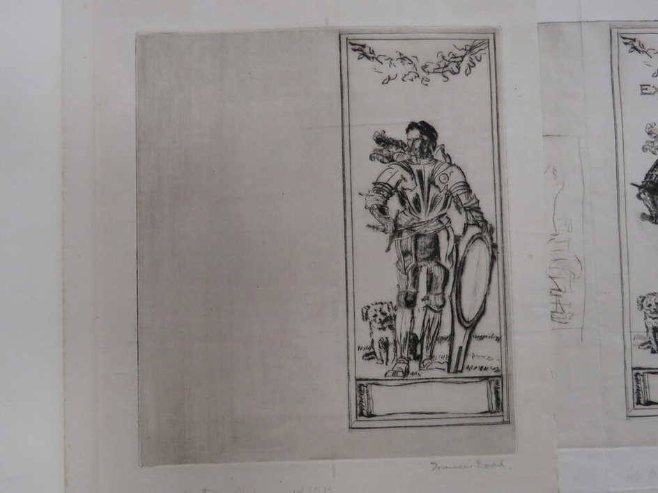 Bookplate (Warrior)