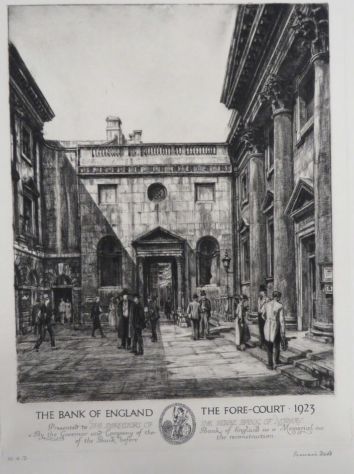 The Forecourt of The Bank of England