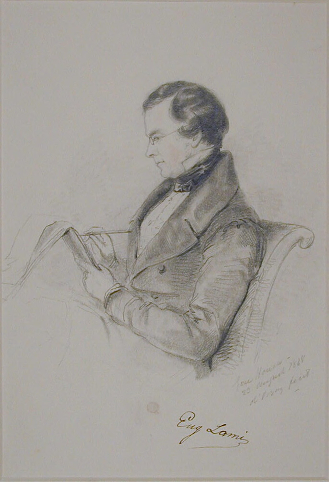 Portrait of Eugène Louis Lami