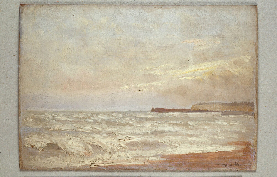 Coast Scene with distant Headland