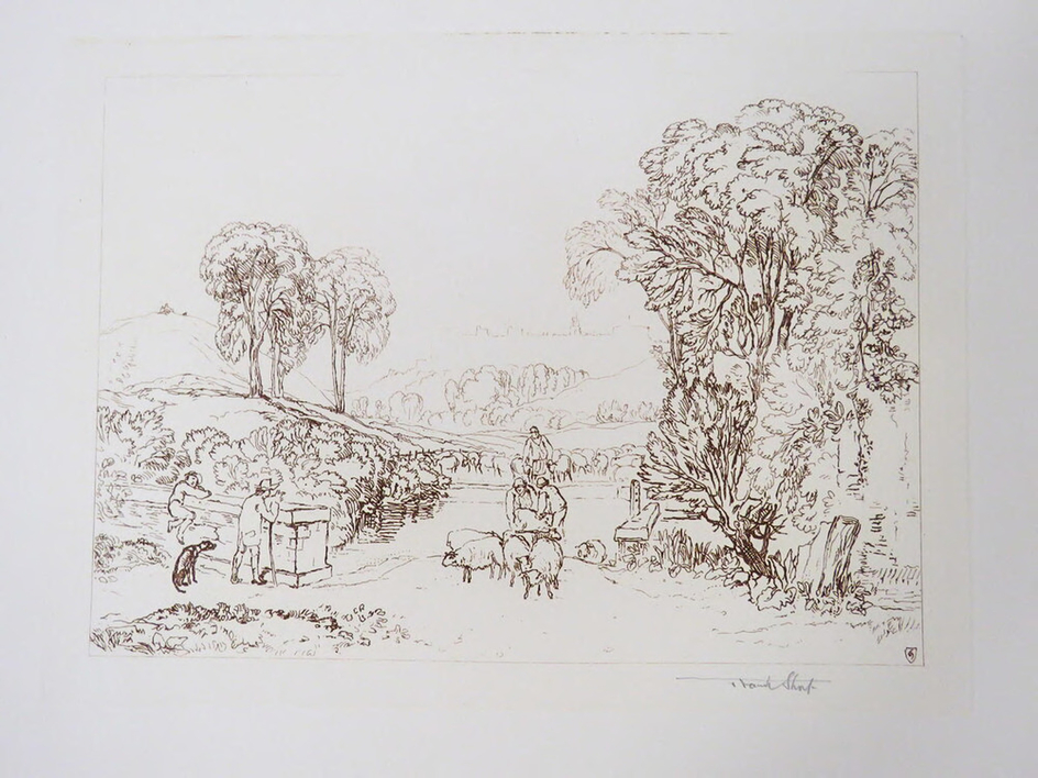Sheep-Washing, Windsor | Windsor Castle from Salt Hill (descriptive)