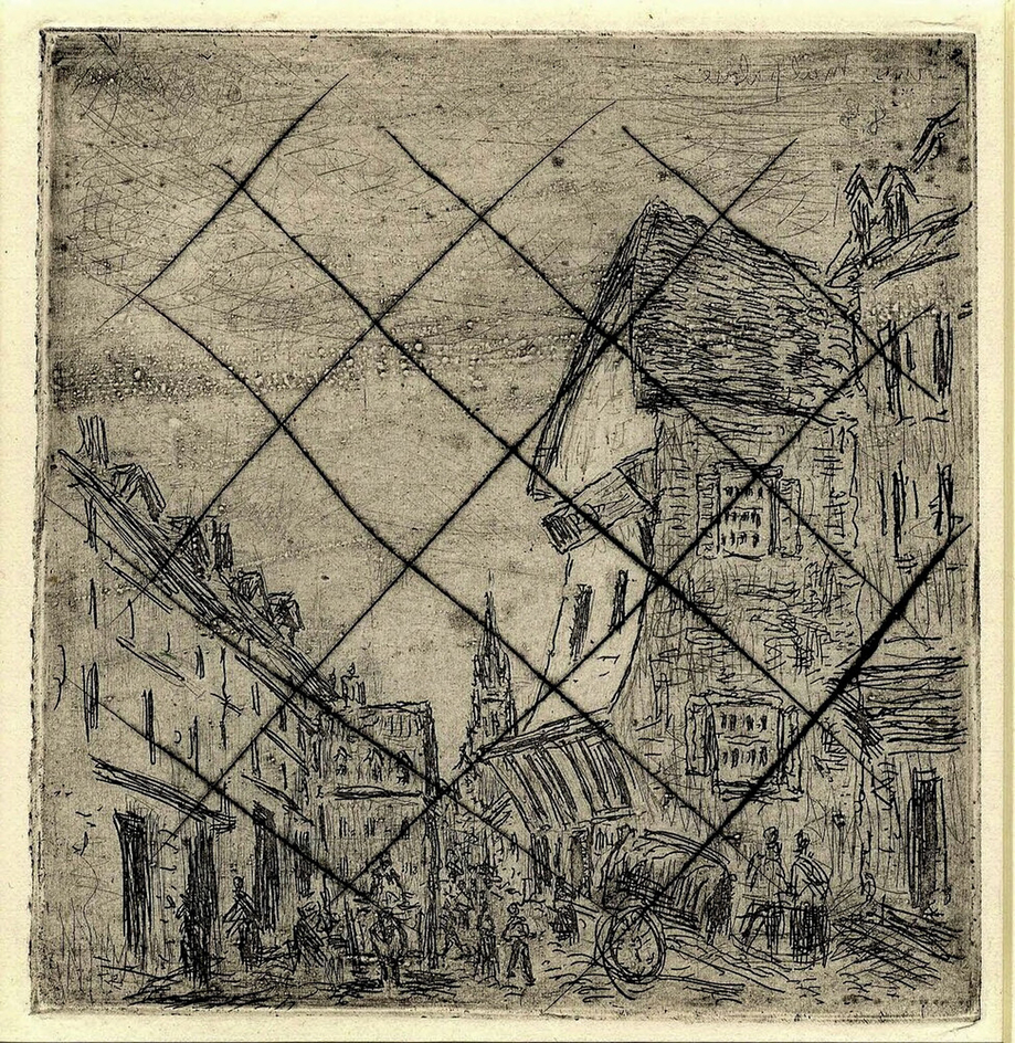 Vieille Rue à Rouen (Rue Malpalue)