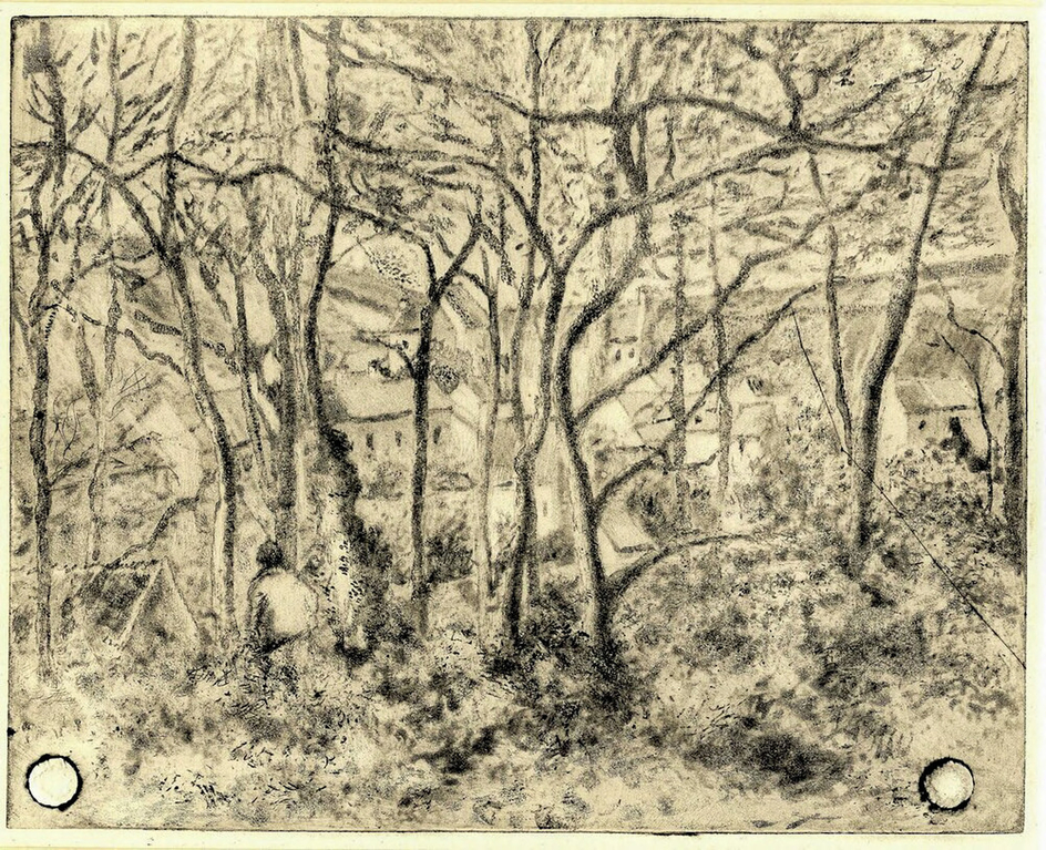 Paysage sous Bois, à l'Hermitage (Pontoise)