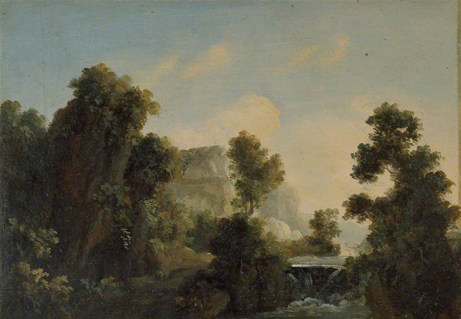 Landscape with a Waterfall