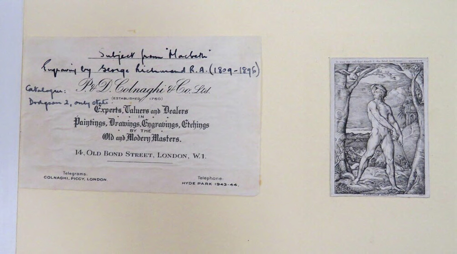 It was the owl that shriek'd, the fatal bell-man (Macbeth) | Macbeth (inscribed)