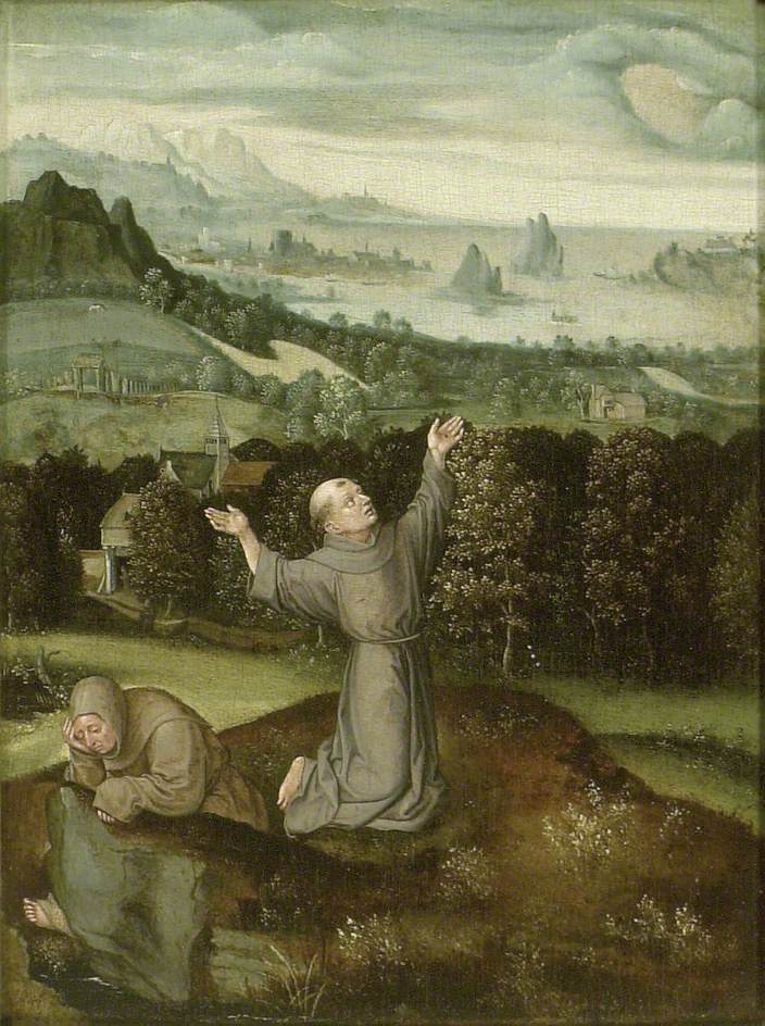 St Francis receiving the Stigmata