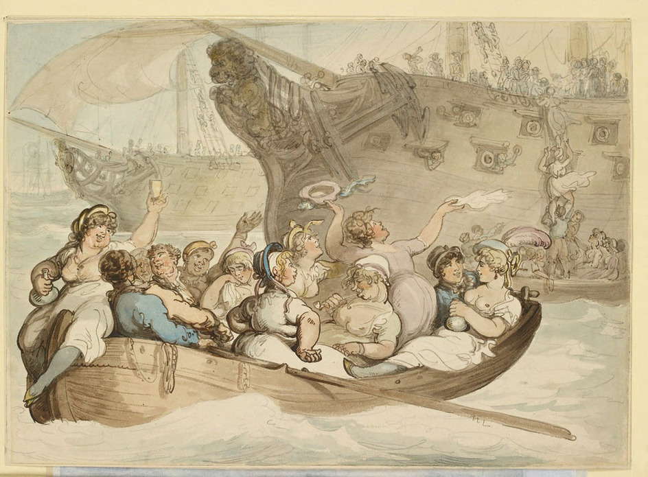 Off Spithead, or 'Cattle not Insurable'
