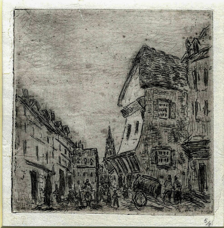 Vieille Rue à Rouen (Rue Malpalue)