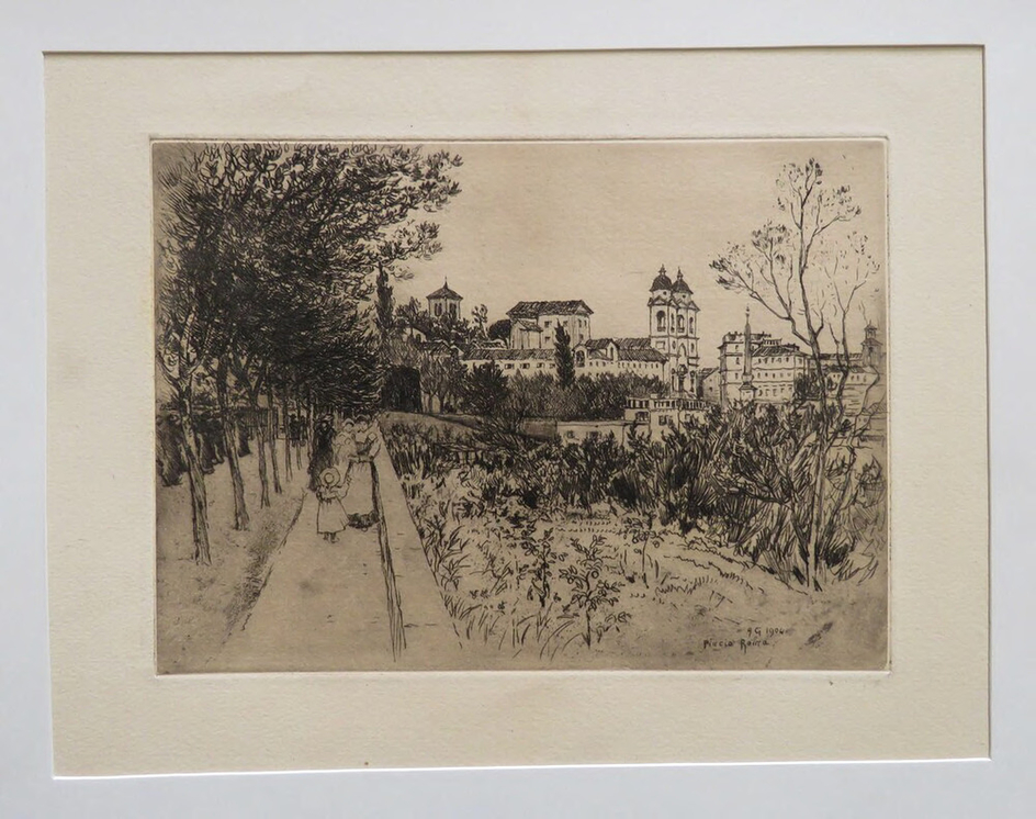 In the Pincio Gardens, Rome