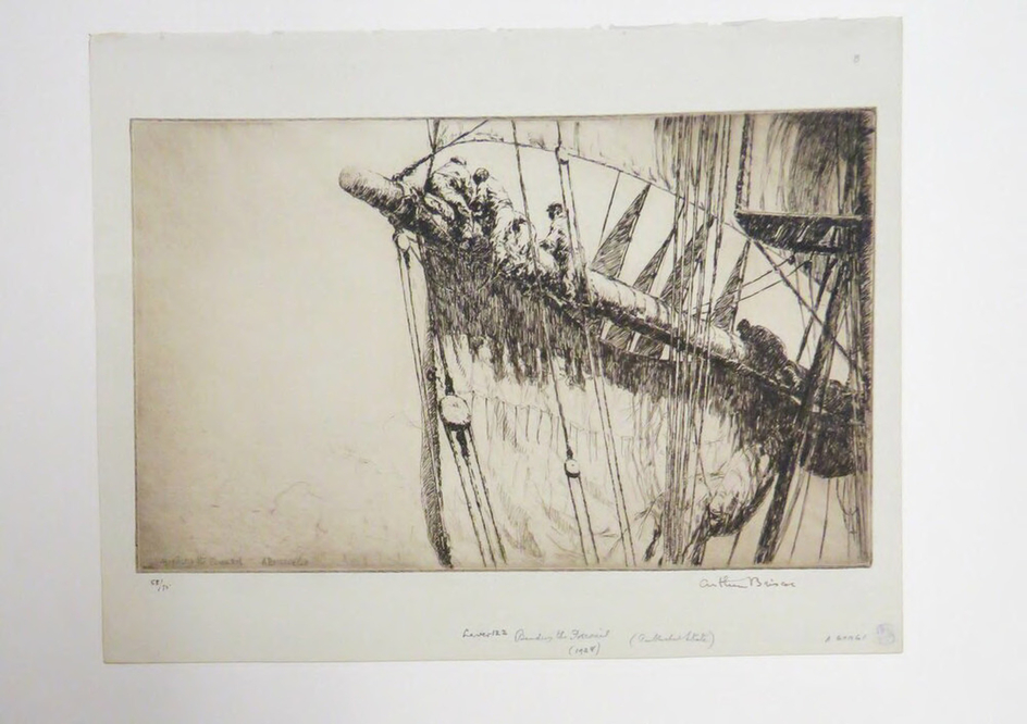 Bending the Foresail