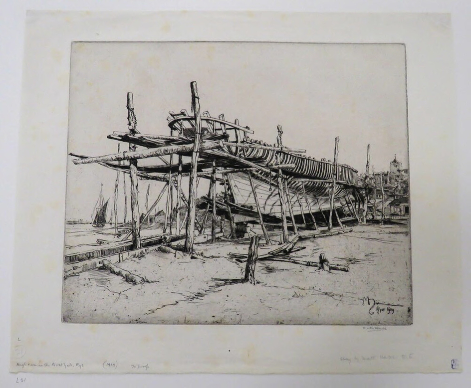 High Noon in the Boat-Yard, Rye