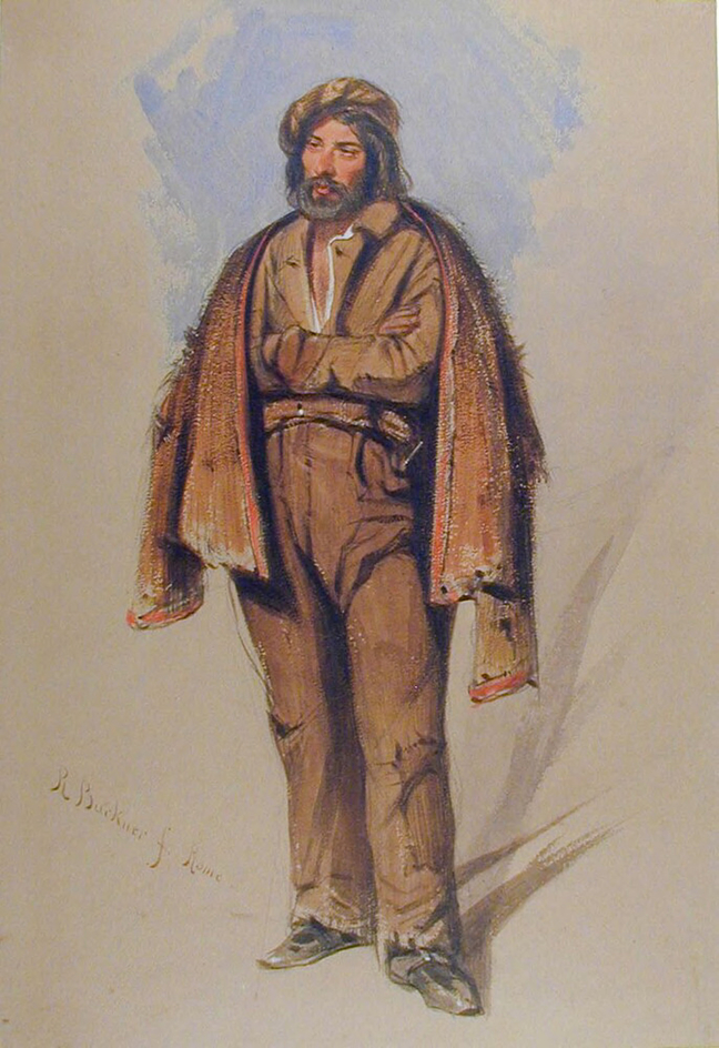 Study of Herbert Wilson in the Costume of a Garibaldini