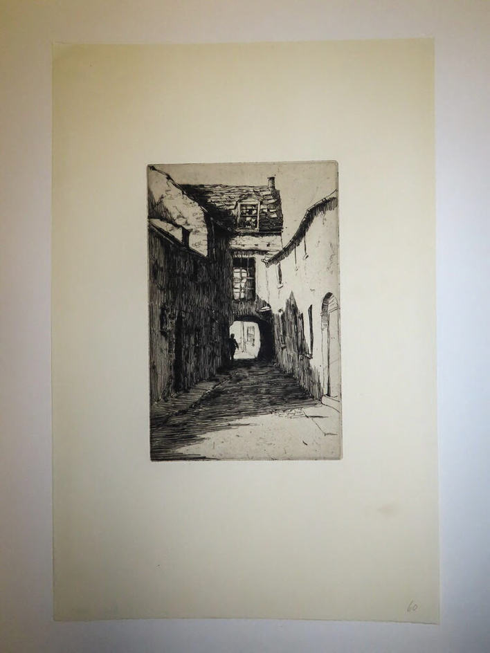 Alley off the Market Place, Richmond, Yorks