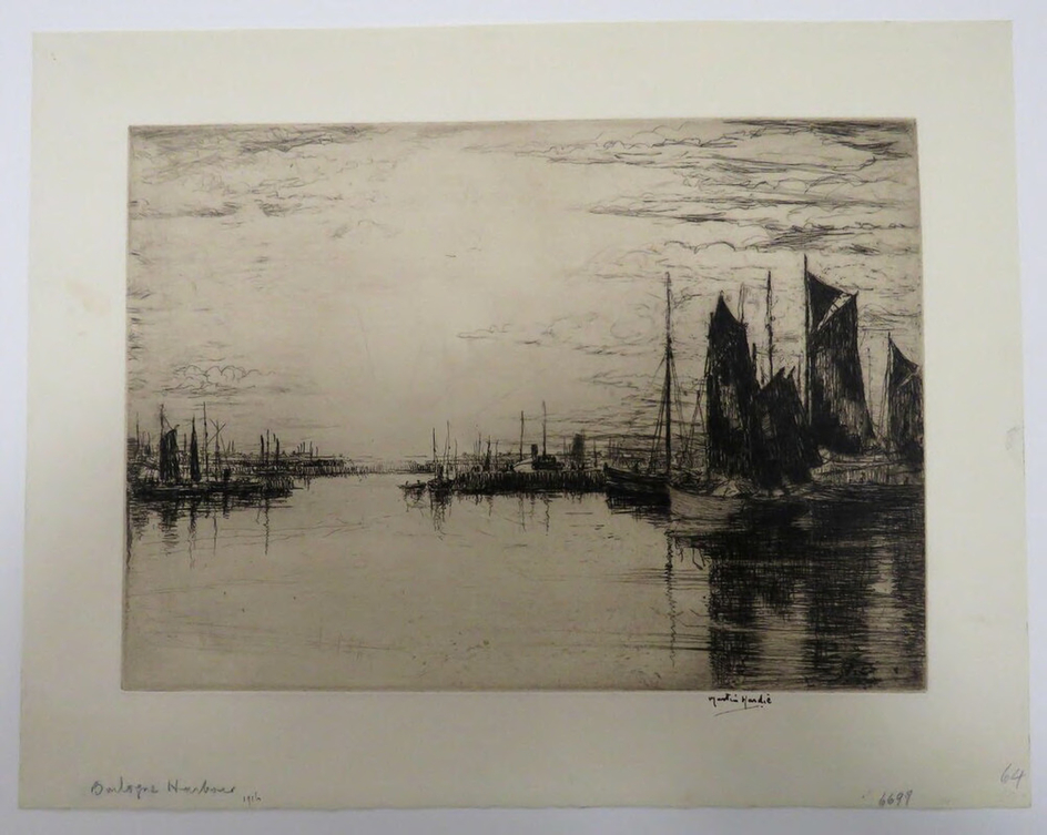 Boulogne Harbour, 1916