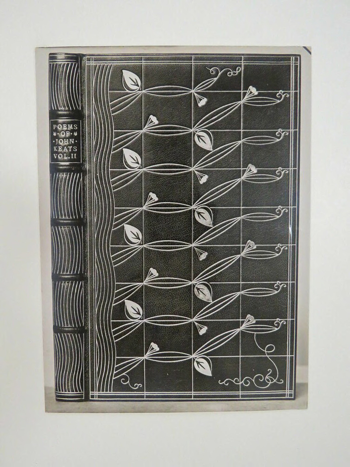 Photograph of bookbinding by Philpot for 'Poems of John Keats Vol.II'