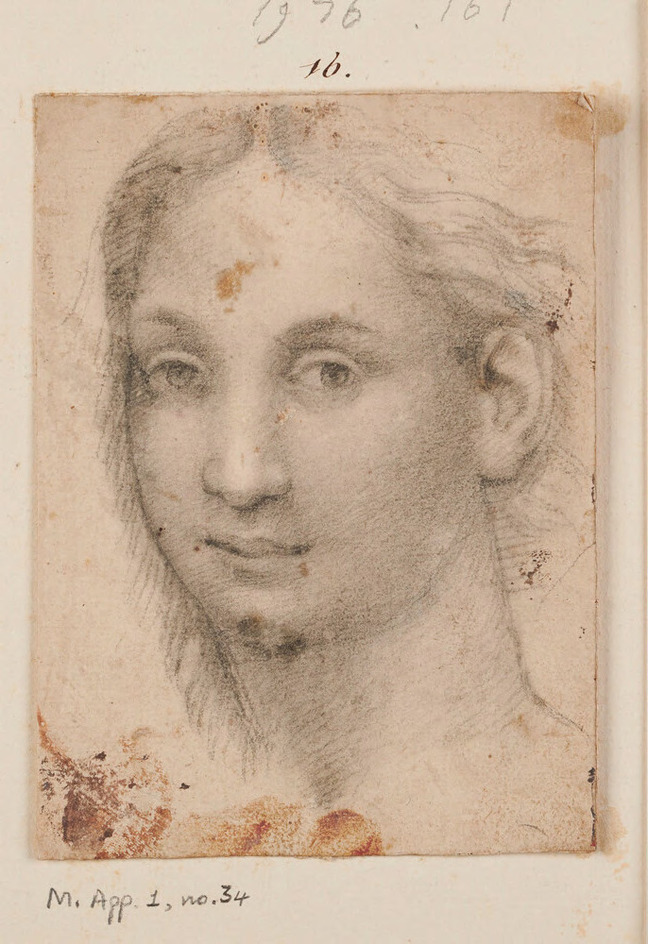 A head of a woman