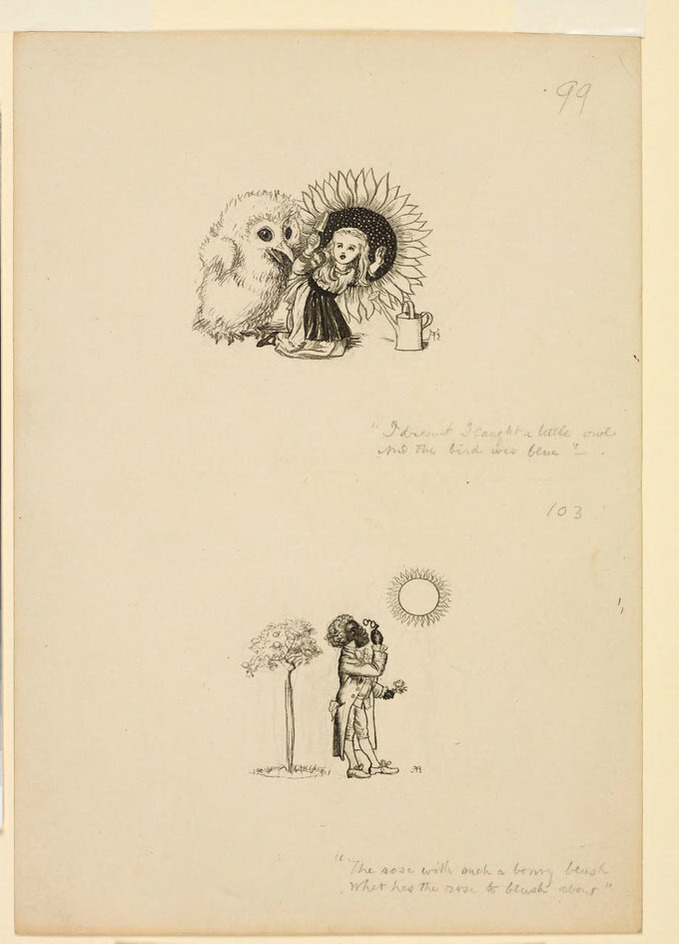 'I dreamt I caught a little Owl' and 'The Rose with such a bonny Blush'