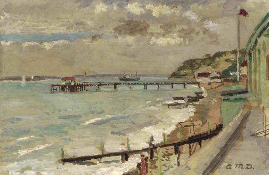 Beach Scene, Totland Bay