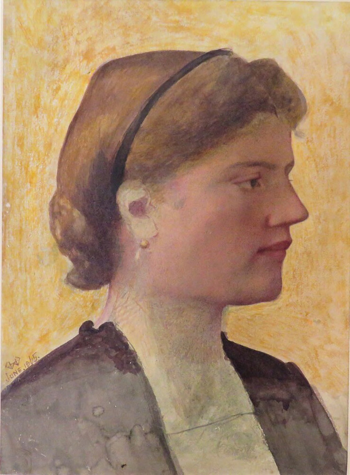Head of a woman