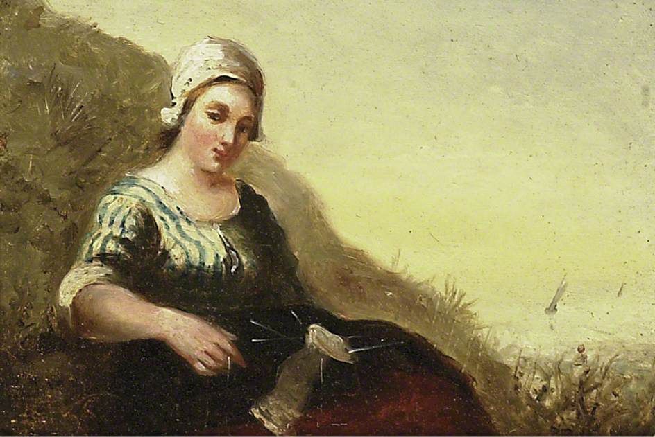 Girl on a Dune