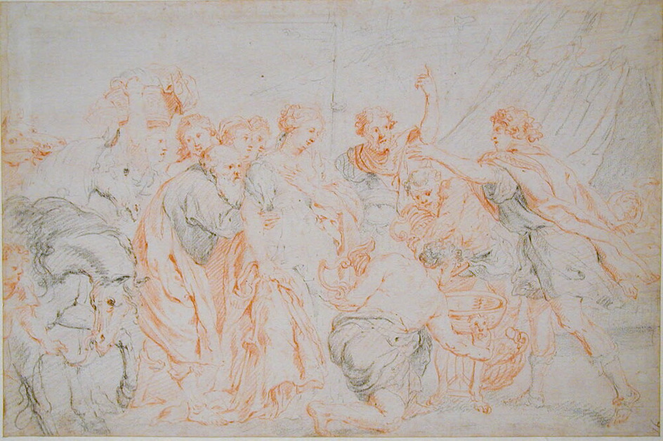 Achilles and Briseis, after Peter Paul Rubens