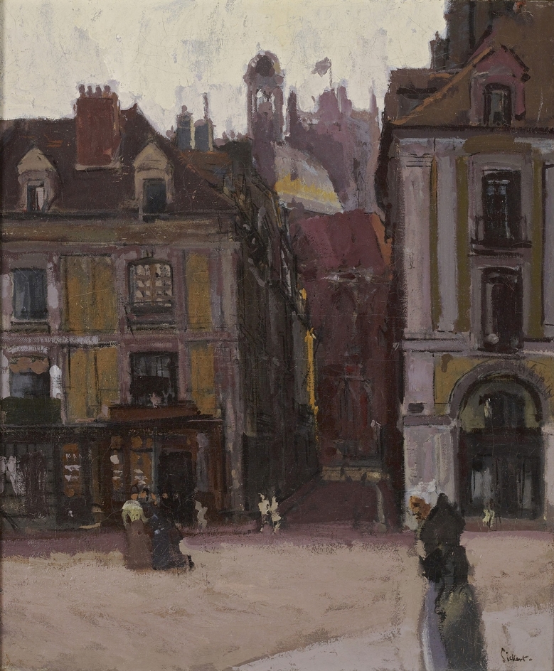 The rue Notre-Dame and the Quai Duquesne, Dieppe