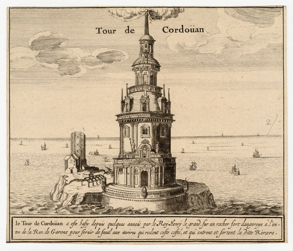 View of the Cordouan lighthouse