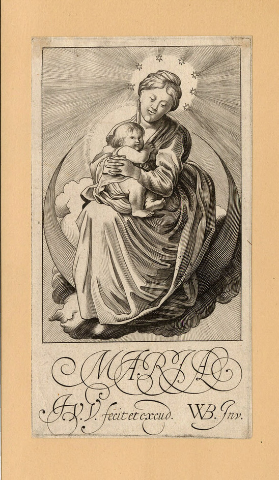 The Virgin and Child on a Crescent
