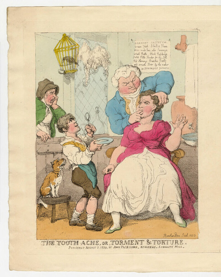The tooth-ache, or torment and torture