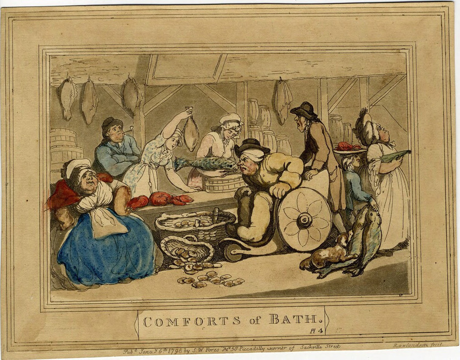 Comforts of Bath. Plate 4