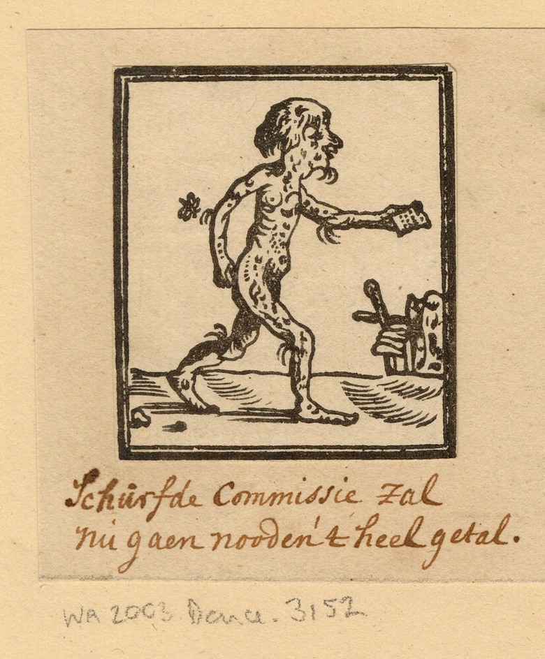 Grotesque figure