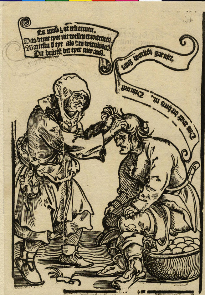 The peasant's woman and the brooding peasant