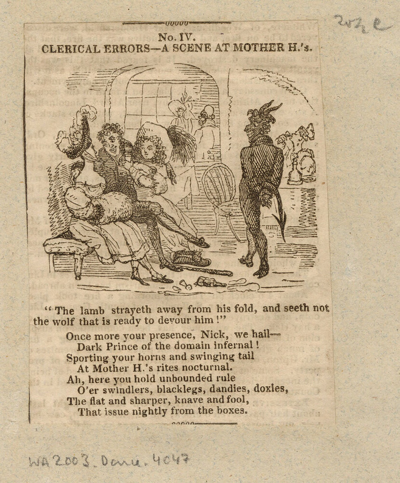 No. IV: Clerical errors -a scene at Mother H.'s