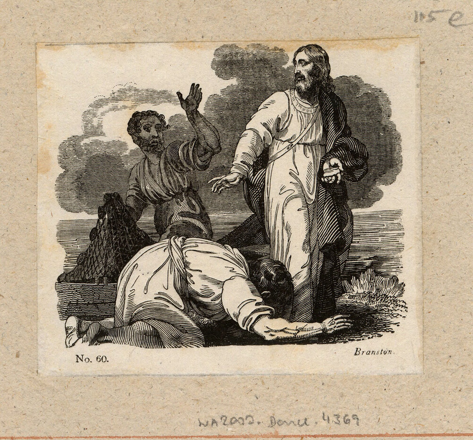 The calling of St Peter and St Andrew