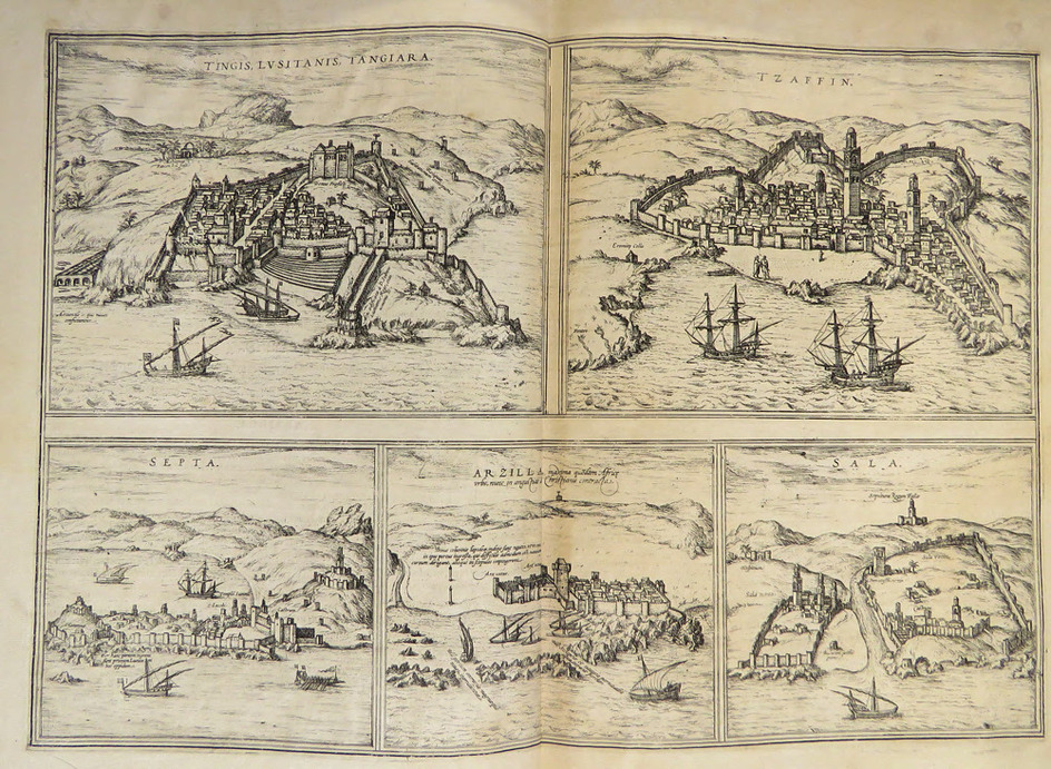 View of Tager, Tzaffin, Septa, Arzilla and Sala