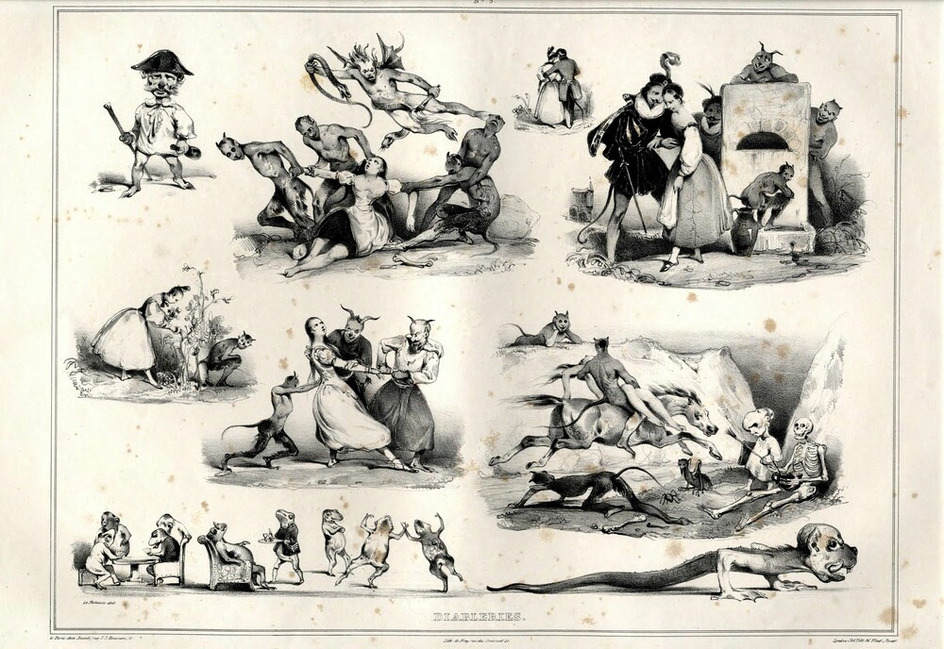 Plate 5 of Les Diables de Lithographies!