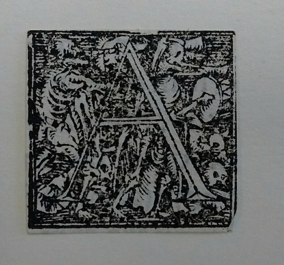 Initial alphabet letter A