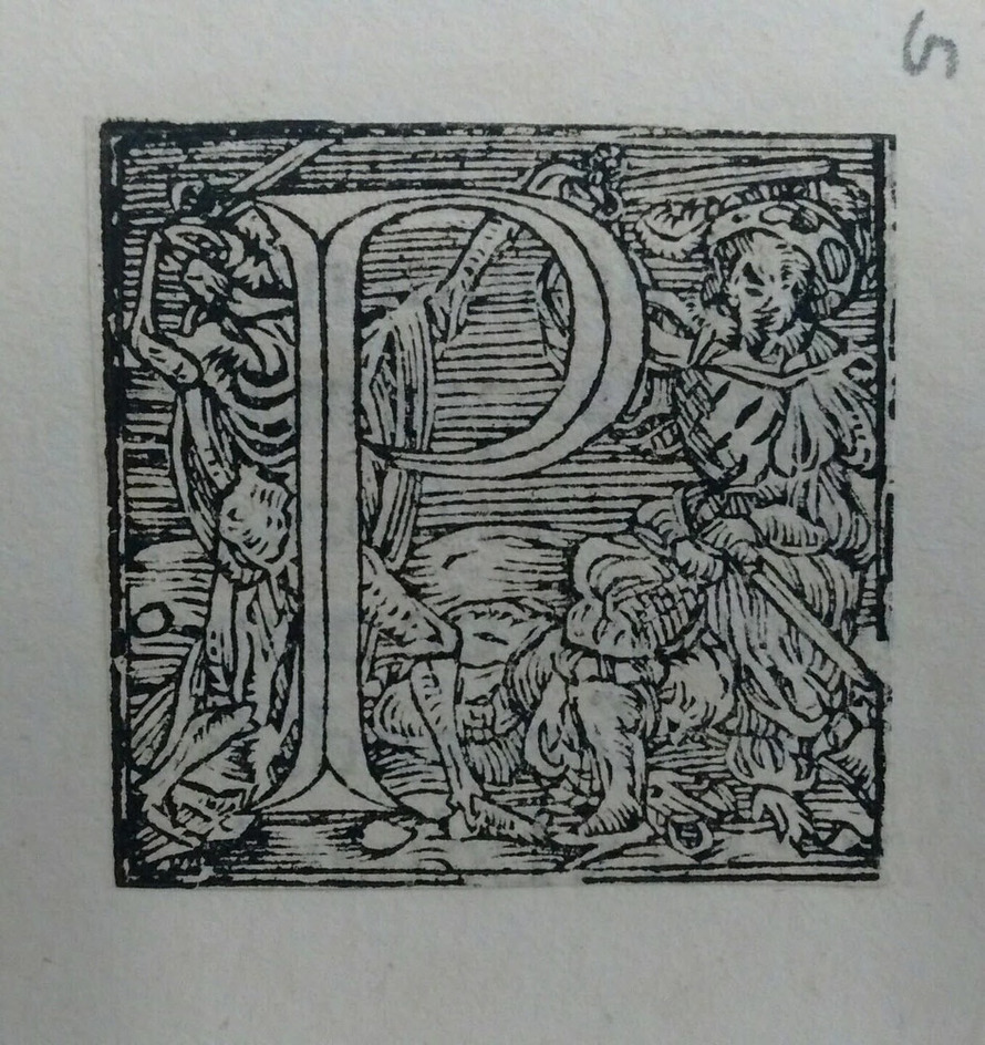Initial alphabet letter P