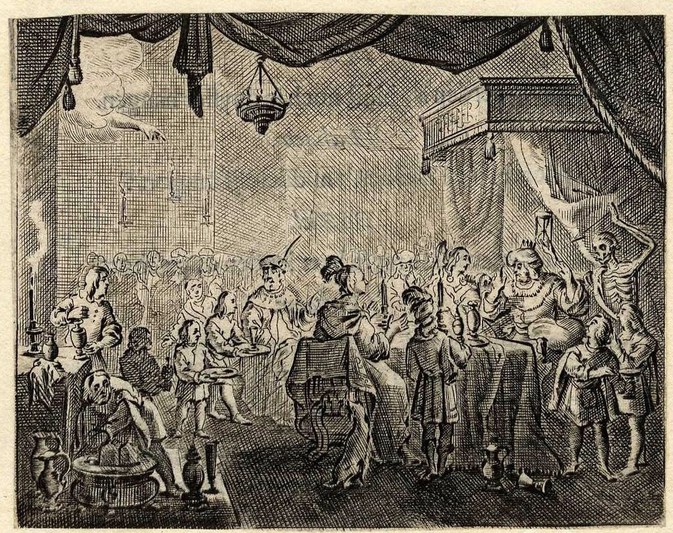 Apparition of the hand to Balthasar